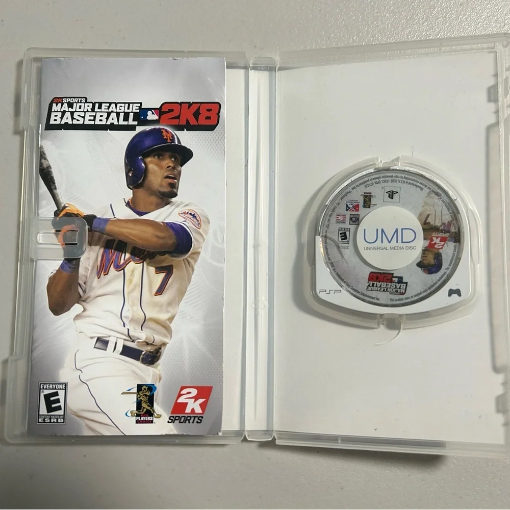 PSP Major League Baseball MLB 2K8 EA Sports Video Game